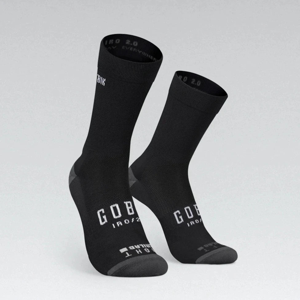 GOBIK SOCKS IRO 2.0 Black Logo - Unisex