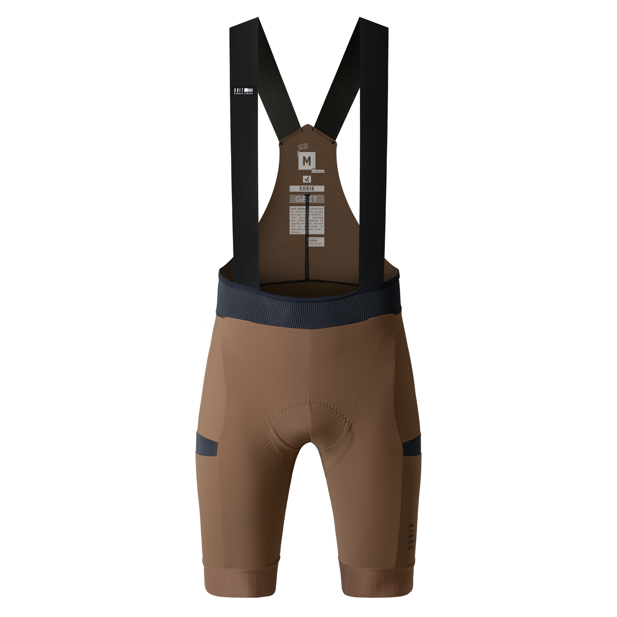 GOBIK BIB SHORTS GRIT 2.0 MEN TOFFEE - K10