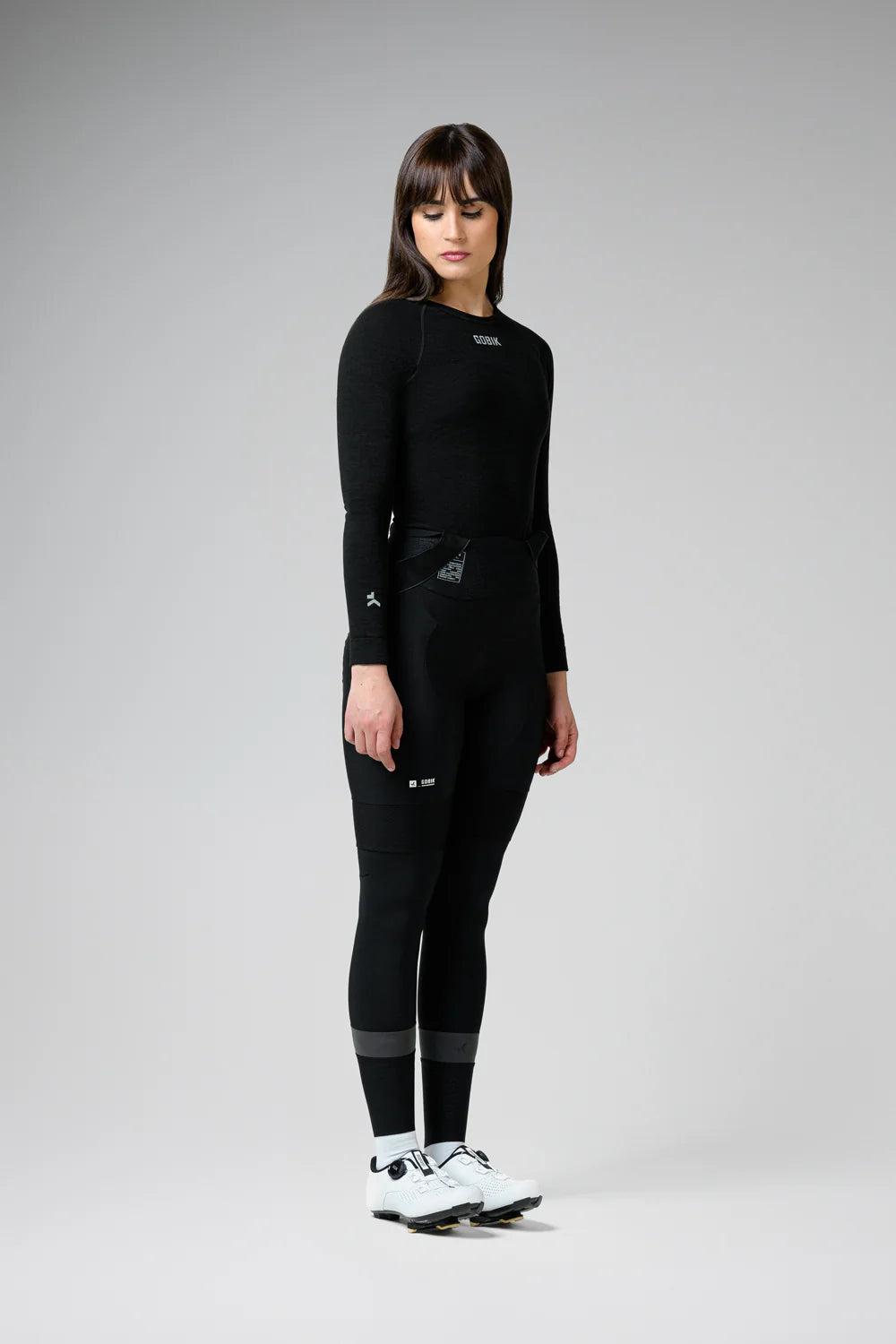 GOBIK BASE LAYER LONG SLEEVE WINTER MERINO WOMEN COAL