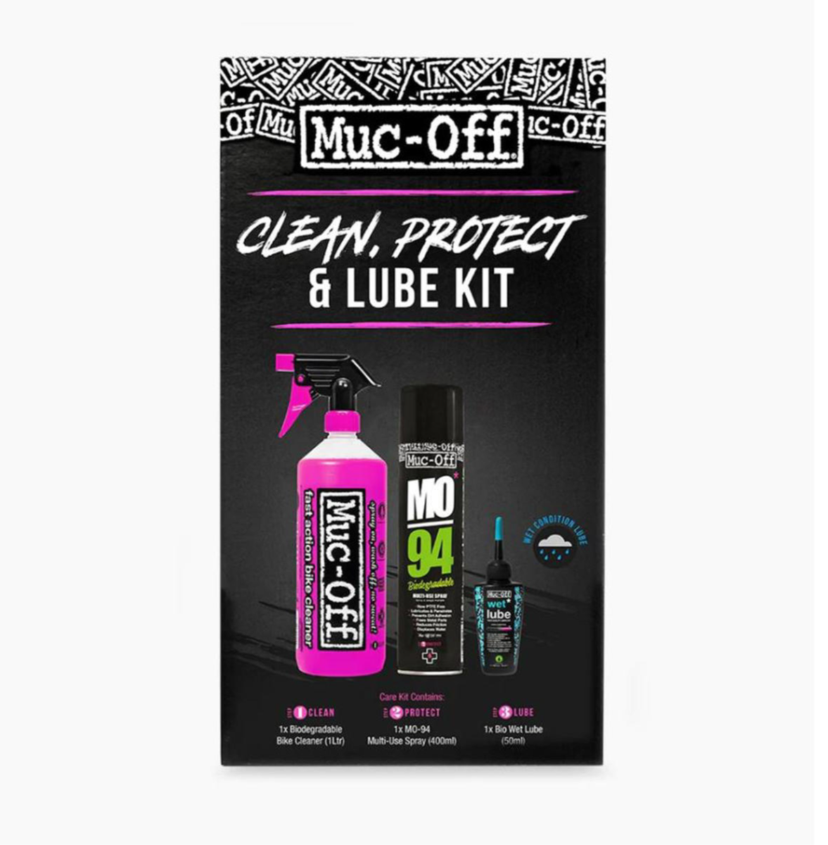 MUC OFF Clean, Protect & Lube Kit