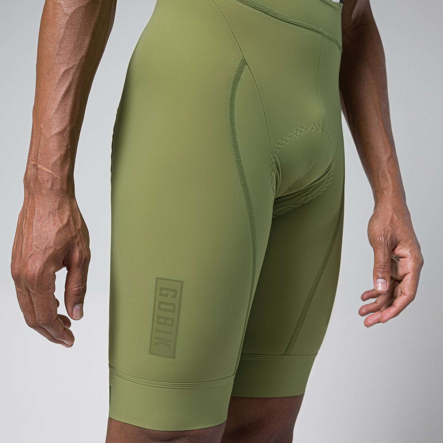 GOBIK BIB SHORTS MATT 2.0 MEN OLIVE GREEN - K10