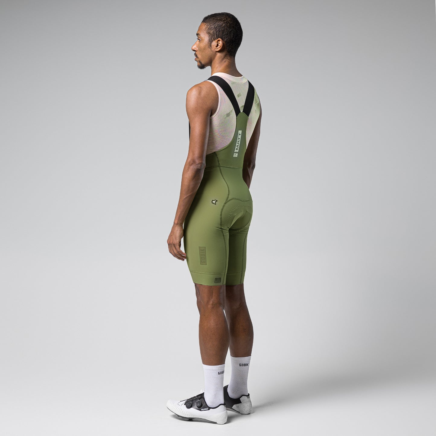 GOBIK BIB SHORTS MATT 2.0 MEN OLIVE GREEN - K10