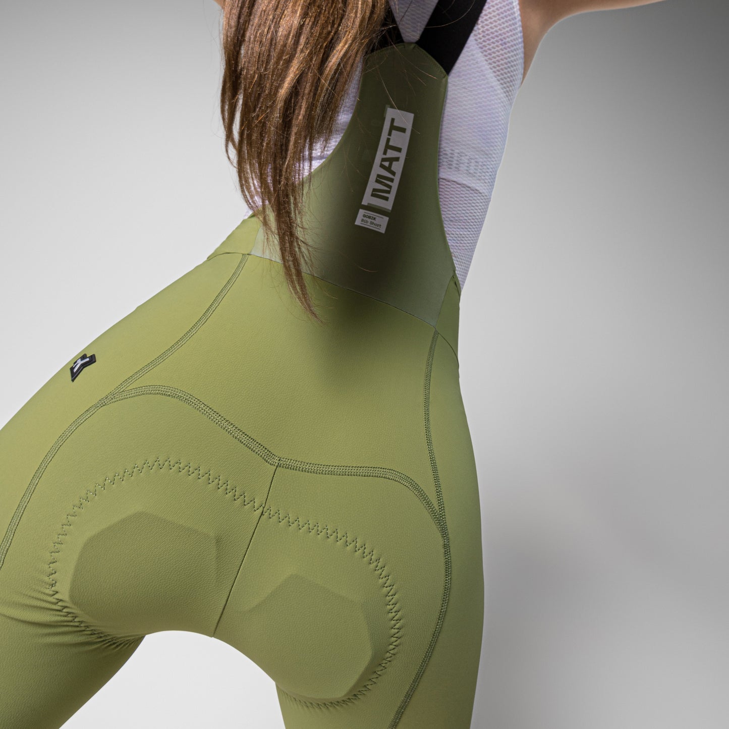 GOBIK BIB SHORTS MATT 2.0 WOMEN OLIVE GREEN - K9