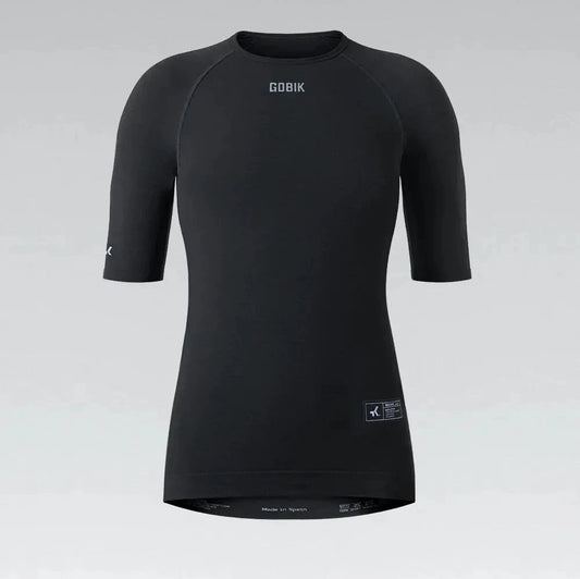 GOBIK BASE LAYER SHORT SLEEVE WINTER MERINO WOMEN COAL