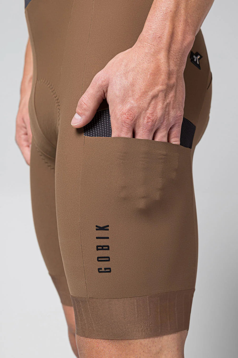 GOBIK BIB SHORTS GRIT 2.0 MEN TOFFEE - K10