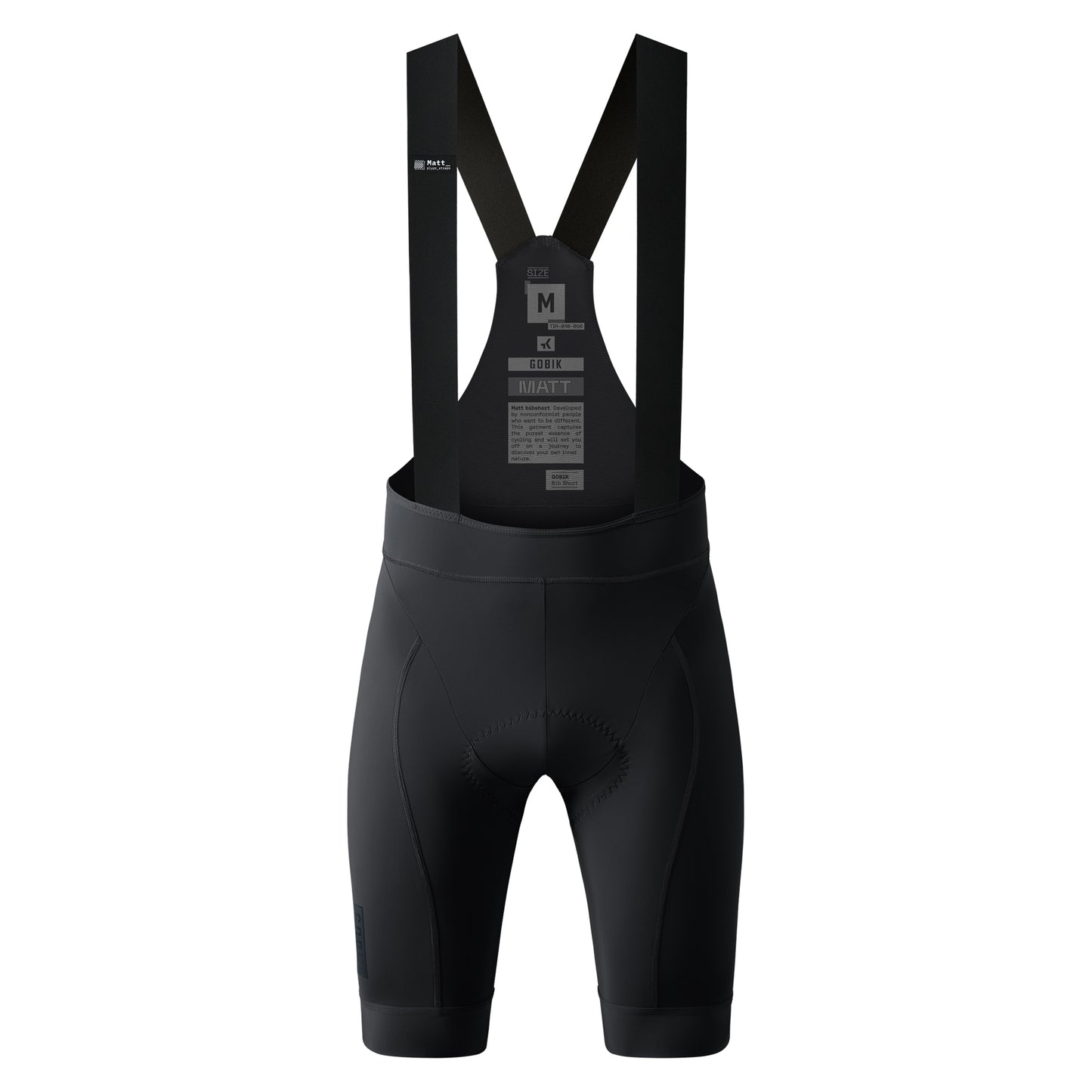 GOBIK BIB SHORTS MATT 2.0 MEN BLACK - K10