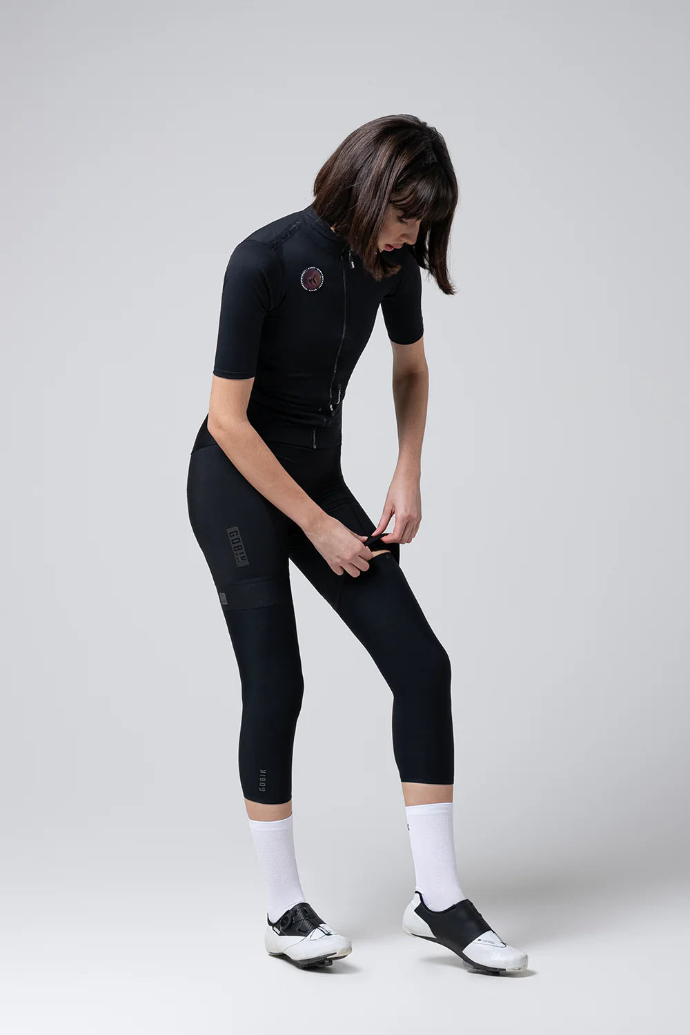 GOBIK KNEE WARMERS THERMALS HARU 2.0 UNISEX PITCH BLACK