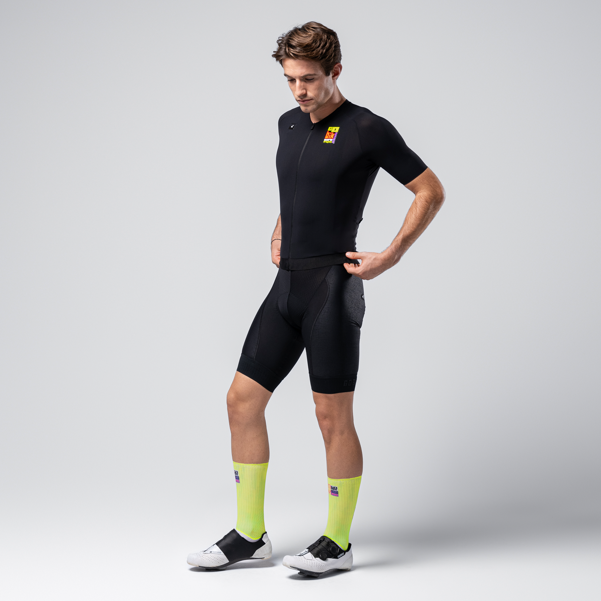 SHORT SLEEVE JERSEY CX SOLID UNISEX HK BLACK